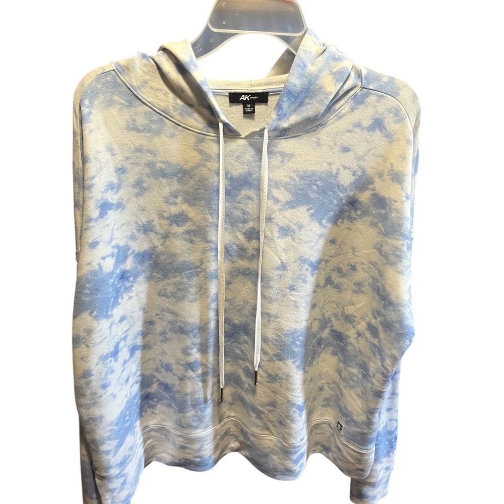 Women's Blue Tie-Dye Sweater